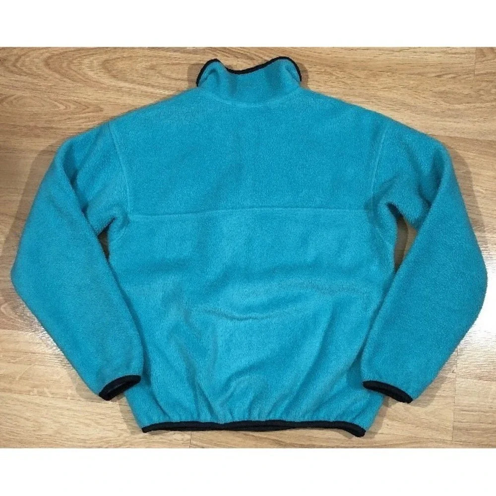 PATAGONIA Snap T‎ Fleece Kids Size Large 12 Blue And Black